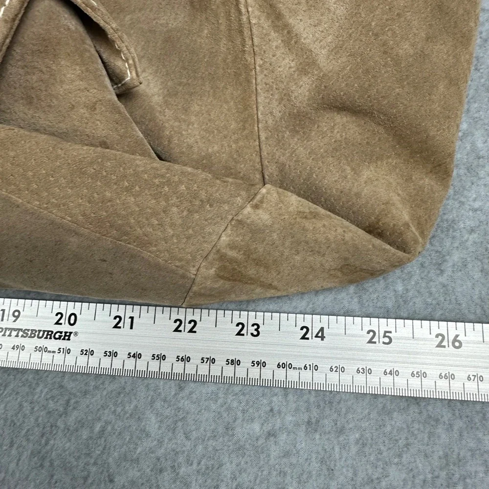 Wilsons Leather Mens XL Suede Blazer Jacket Tan Brown Two Button Sport Coat